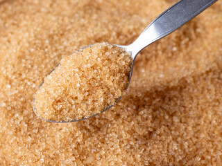 Organic Light Brown Sugar with spoon.