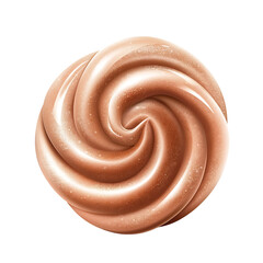 Swirled Mocha Cream Texture