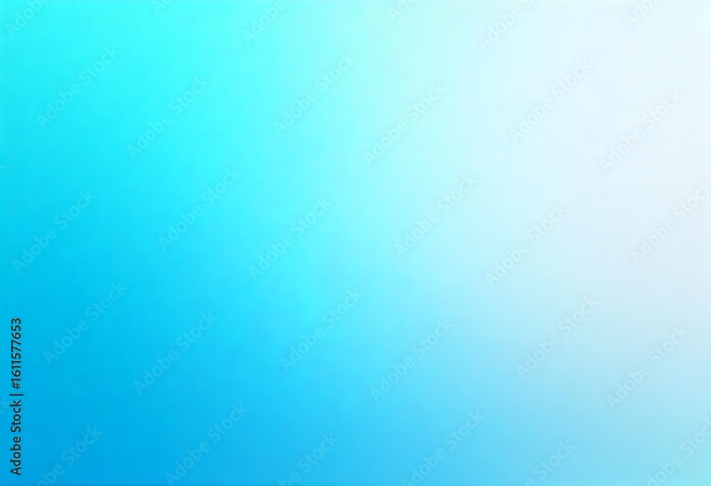 Poster generative ai smooth gradient of cyan blue fading to white light gradient abstract backdrop