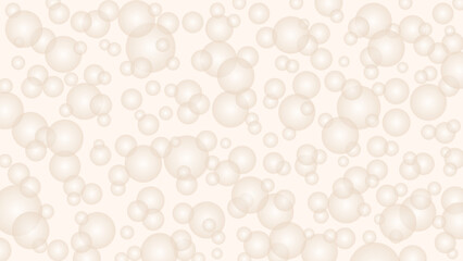 Seamless pattern with beige-brown drops. Beige-brown water background. Magic water drops wallpaper.