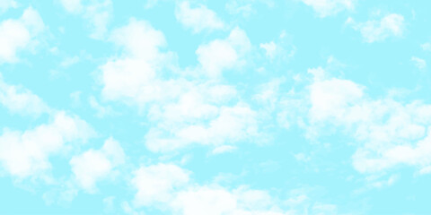 blue sky and clouds texture background watercolor painting background