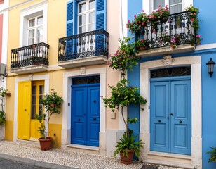 colorful houses in burano