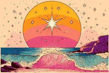 Pastel Starlight Pop Art - Image 15 of 15 - 5376 x 3584 19.2MP - created by AI