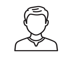 Minimalist Character Icon Elegant Clean Vector Human Illustration