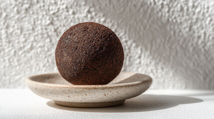 Eco friendly air purifier ball crafted from natural materials ideal for sustainable home air cleaning solution and decor styling.