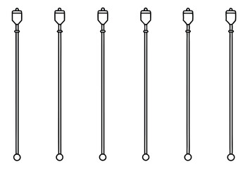 iv poles strong support for patients line art