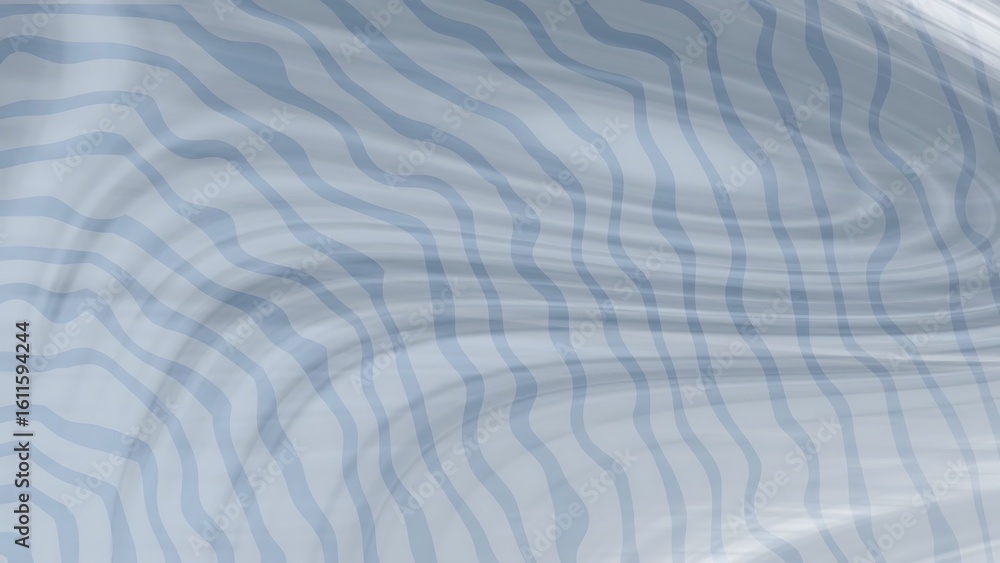 Poster desertcore muted blue harmonies abstract light blue background with flowing lines creating a calming