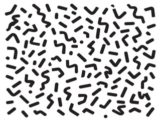 Fototapeta premium Festive colorful confetti icon in clean vector style