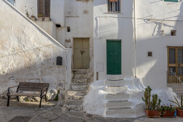 The streets of Ostuni, Italy
