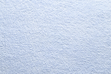 Texture of blue fleecy towel