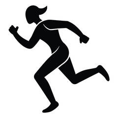 running vector icon
