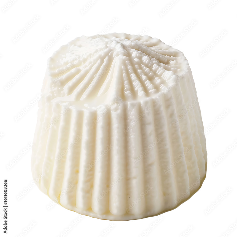 Wall mural white conical object with textured surface