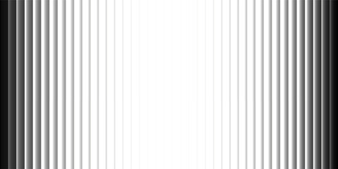 Glass gradient fractal background, white black ribbed abstract color pattern, iridescent striped vertical vibrant design, modern spectrum neon light blur effect