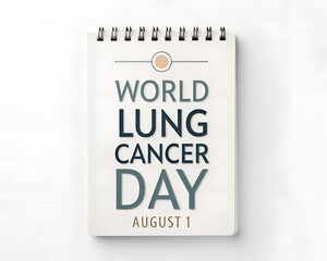 World Lung Cancer Day illustration isolated background, World Lung Cancer Day, World lung cancer day design illustration