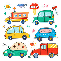 seamless pattern with cars