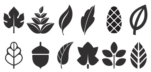 abstract leaves vector illustration