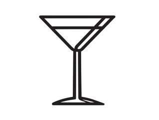 Stylish Minimal Party Icon With Modern Vector Line Drawing  