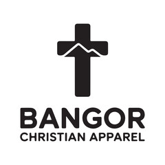 Bangor Christian silhouette on white background.01