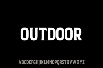 Outdoor Signage Displayed with a Clean Font