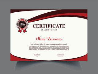Fototapeta premium certificate design concept