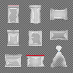 1806.i203.002.P.m004.c23.realistic plastic packaging transparent set