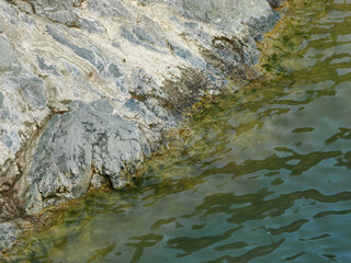 Dry Meets Wet: River and Cliff in Nature’s Contrast