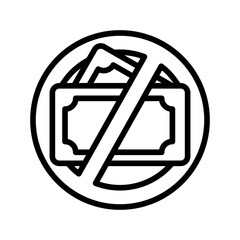 No Money icon