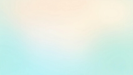 Obraz premium Soft pastel gradient background with a smooth blend of light blue and pale peach colors. Abstract ethereal backdrop.