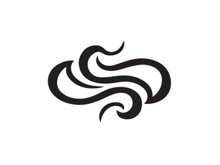 Creative Smoke Design in Contemporary Clean Vector Lines