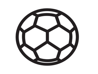 Obraz premium Modern Soccer Symbol in Elegant Minimalist Vector Artwork