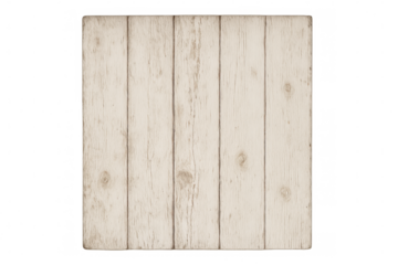 White painted wooden planks forming a textured background with transparent background