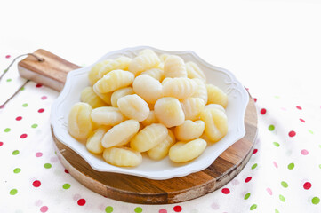 茹でたニョッキ