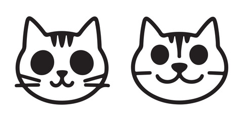 Cat Faces Icon Set