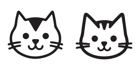 Cat Faces Icon Set