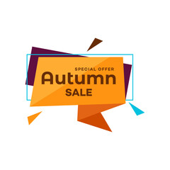 Autumn Sale Banner Design  Modern Marketing Template