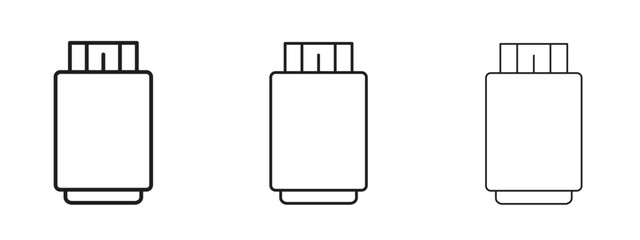 LPG icons. Outline or line icon design bundle.