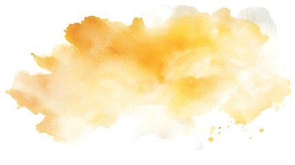 Abstract watercolor wash in shades of gold.