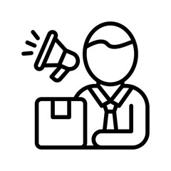 Salesman icon