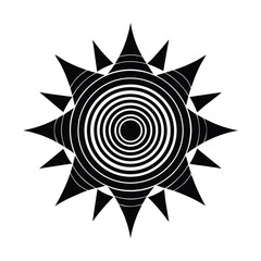 Solar Resonance Inspired Sonic Glyph