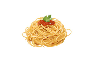 spaghetti with tomato sauce