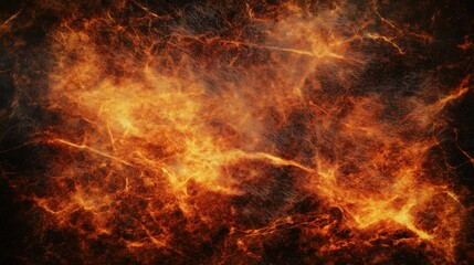 Fiery Leather Texture with Glowing Cracks