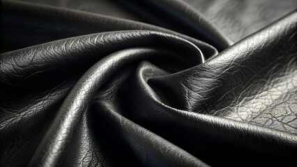 black leather background