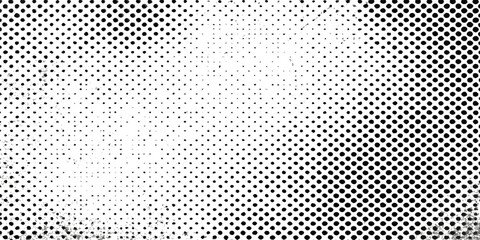 Fototapeta premium Abstract black and white dotted pattern texture for a modern metallic design backdrop