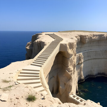 Scala dei Turchi Stair of the Turks, Sicily Italy, Scala dei Turchi. A rocky cliff on the coast of Realmonte, near Porto Empedocle, southern Sicily, Italy. Europe