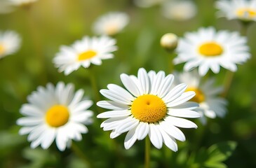 daisies in a garden
