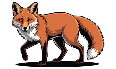 red fox cartoon
