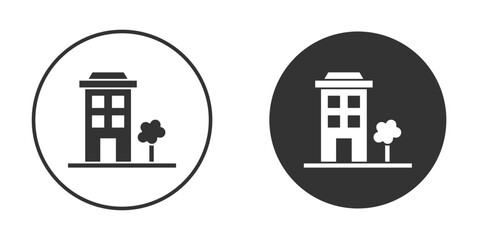 Apartment icon for web, mobile and infographics.