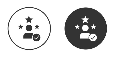 Customer experience icon for web, mobile and infographics.