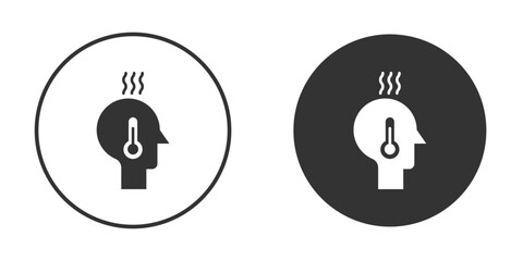 Fever icon for web, mobile and infographics.