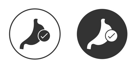 Good digestion icon for web, mobile and infographics.